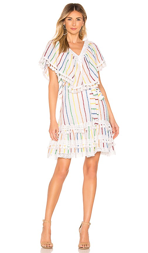 Tende Wing Sleeve Mini Dress