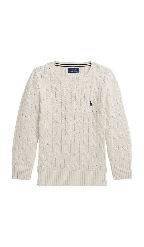 Polo Ralph Lauren Long Sleeve Cable Knit Crewneck Sweater