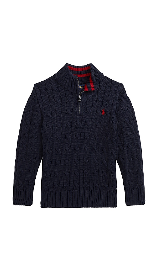 HALF ZIP 스웨터