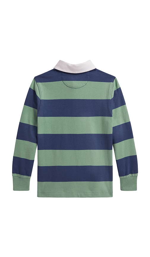 Polo Ralph Lauren Kids Long Sleeve Cotton Jersey Striped Rugby Shirt | Thumbnail 2 Polo Ralph Lauren Kids Long Sleeve Cotton Jersey Striped Rugby Shirt | Thumbnail 2