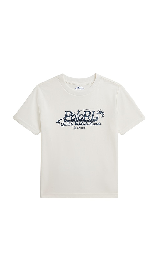 Polo Ralph Lauren Kids Short Sleeve Jersey Knit Polo Rl Graphic T-shirt