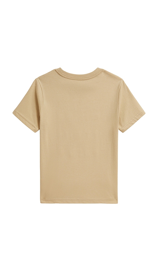  Polo Ralph Lauren Kids Short Sleeve Jersey Knit Boat Graphic T-shirt En Cream. Taille 2. Also En 3, 4, 5, 6. 
