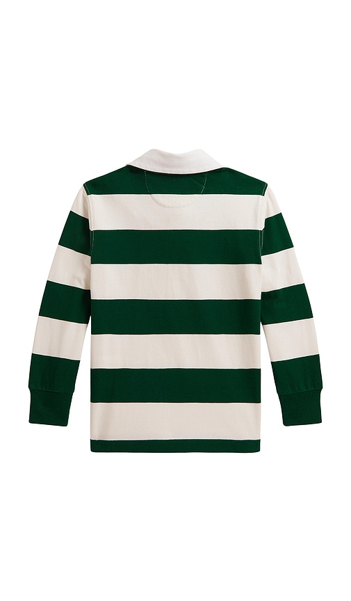 Polo Ralph Lauren Kids Long Sleeve Cotton Jersey Striped Rugby Shirt | Thumbnail 2