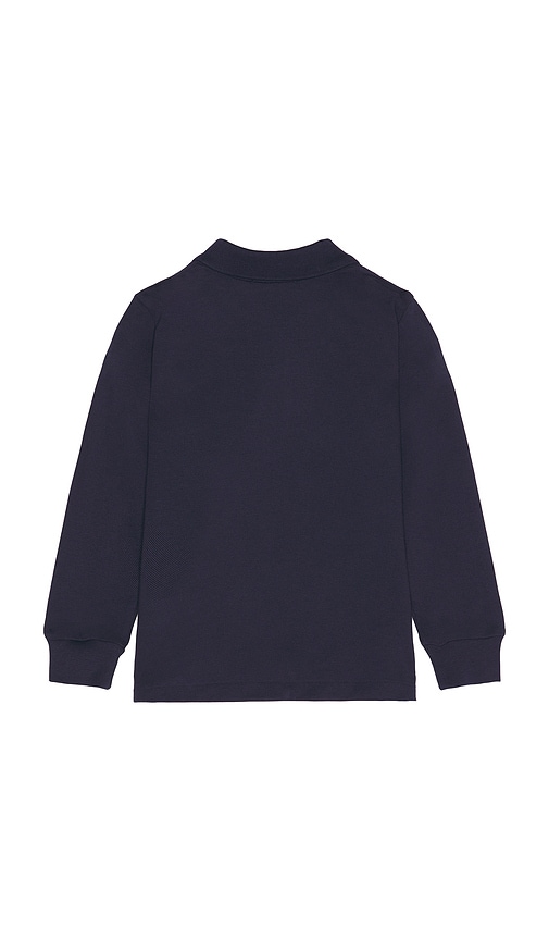 Polo Ralph Lauren Kids Long Sleeve Knit Basic Cotton Mesh Polo Shirt | Thumbnail 2