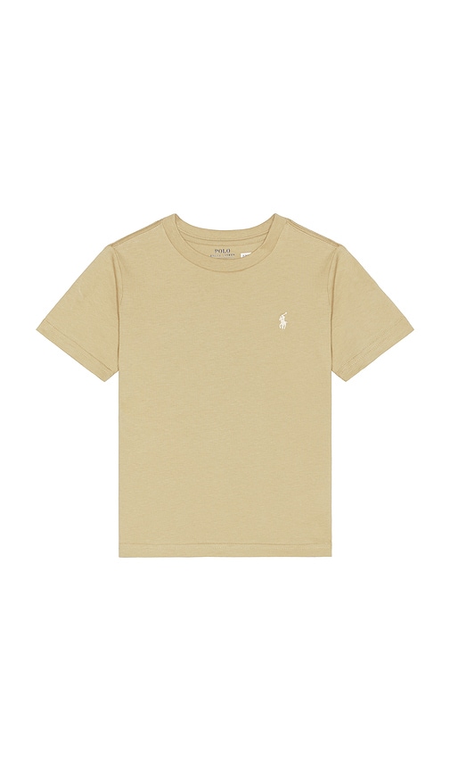Polo Ralph Lauren Kids Short Sleeve Cotton Jersey Crewneck T-shirt