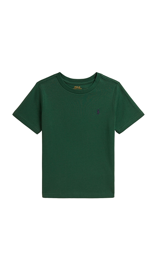 Polo Ralph Lauren Kids Short Sleeve Cotton Jersey Crewneck T-shirt