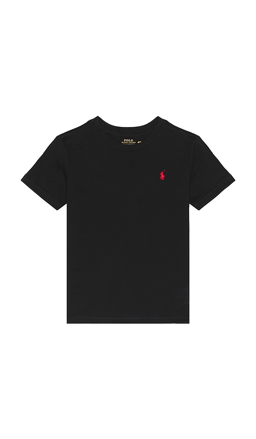 Polo Ralph Lauren Kids Short Sleeve Cotton Jersey Crewneck T-shirt