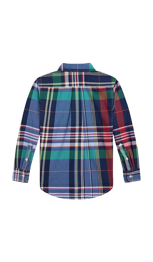 Polo Ralph Lauren Long Sleeve Classic Oxford Sport Shirt In Multi