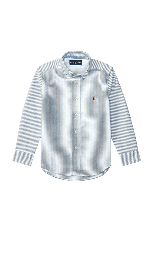 POLO RALPH LAUREN LONG-SLEEVE BUTTON-DOWN SPORT SHIRT 