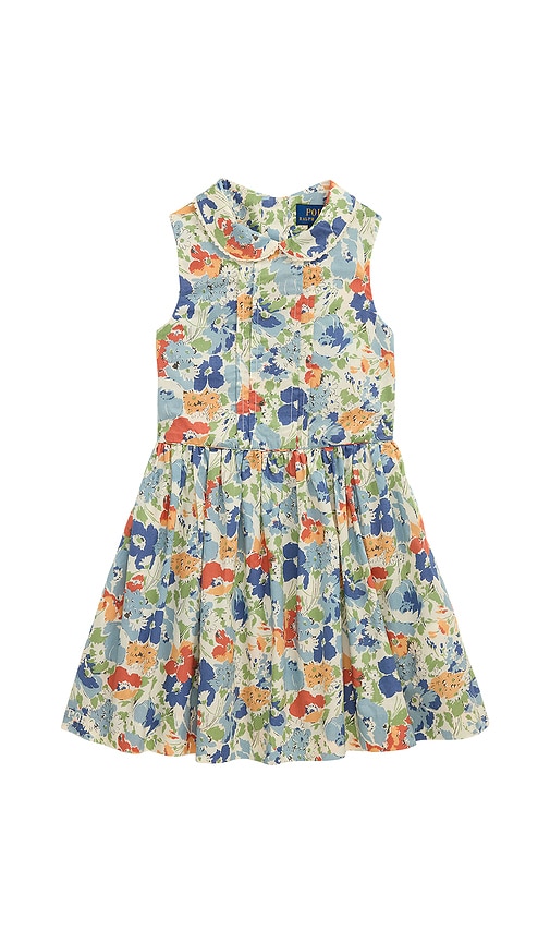 Kids Sleeveless Cotton Voile Floral Printed Fit & Flare Dress in . Size 3, 4, 5 - Polo Ralph Lauren - Modalova