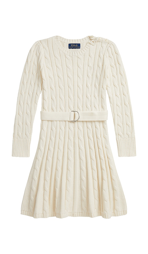 Polo Ralph Lauren Long Sleeve Classic Cable Sweater Dress