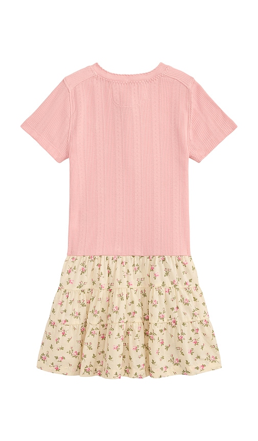 Polo Ralph Lauren Kids Short Sleeve Pointelle Knit Henley Dress | Thumbnail 2 Polo Ralph Lauren Kids Short Sleeve Pointelle Knit Henley Dress | Thumbnail 2