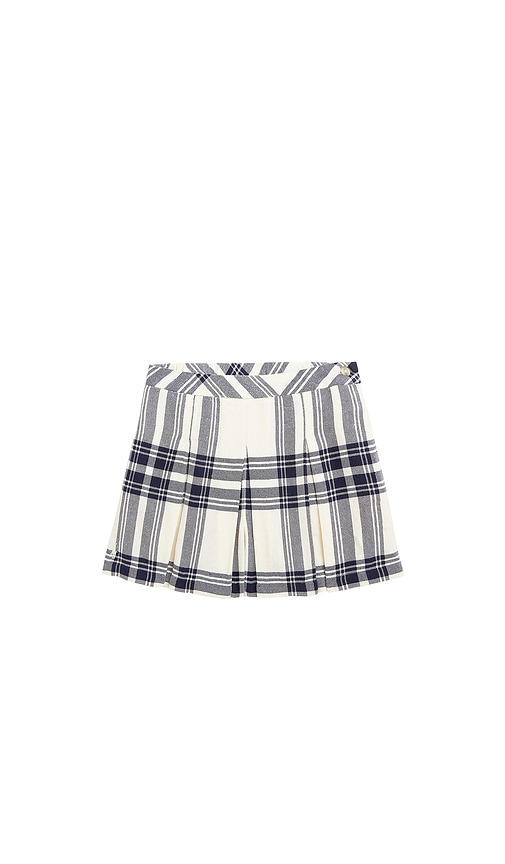 Polo Ralph Lauren Plaid Culotte 쇼츠 In Gray