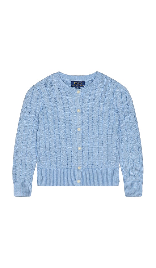 POLO RALPH LAUREN ライトブルーカーディガン POLO RALPH LAUREN（カーディガン ・ ブルー・ネイビー/青色系）の トップス