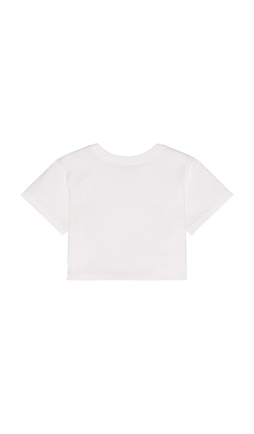  Polo Ralph Lauren Short Sleeve Jersey Knit Flag Boxy T-shirt En White. Taille 2. Also En 3, 4, 5. 