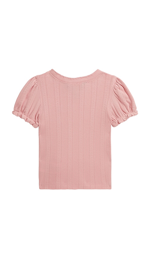 Polo Ralph Lauren Kids Short Sleeve Pointelle Knit Shirt | Thumbnail 2 Polo Ralph Lauren Kids Short Sleeve Pointelle Knit Shirt | Thumbnail 2