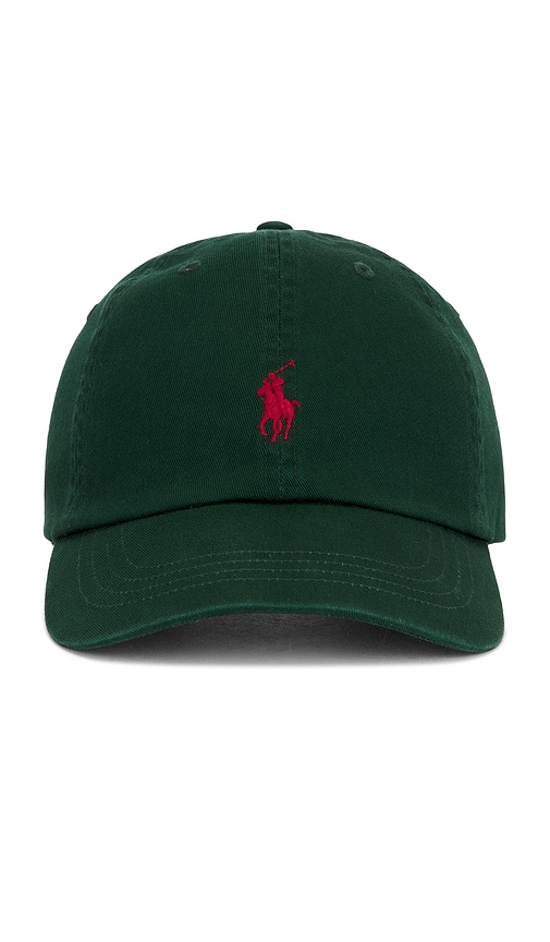 Polo Ralph Lauren Cotton Chino Ball Cap in College Green