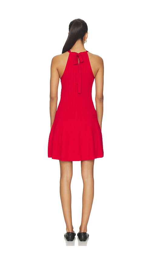  Polo Ralph Lauren A-linien-kleid Aus Viskosemischung Mit Neckholder In Red. Größe S. Also In M, L, Xl. 