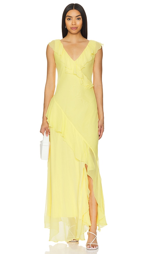 Ralph lauren ruffle dress on sale