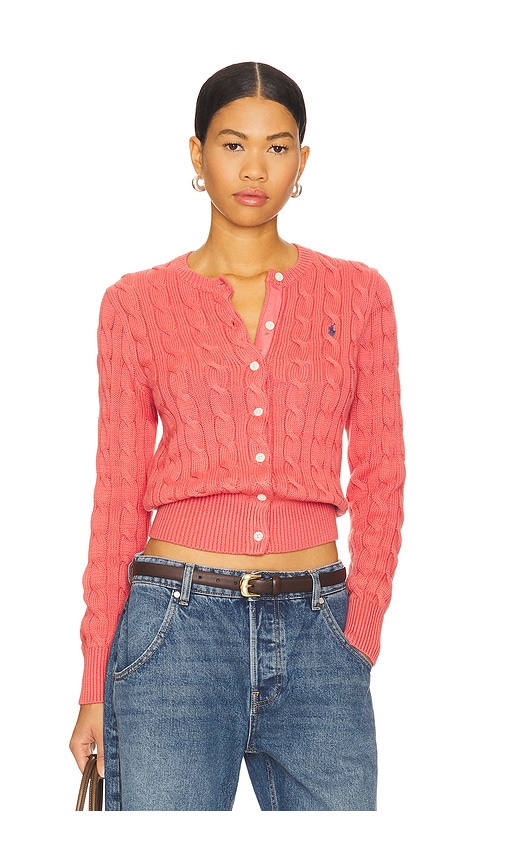Cotton Cardi in Red. - size L (also in M, S, XL, XS) - Polo Ralph Lauren - Modalova
