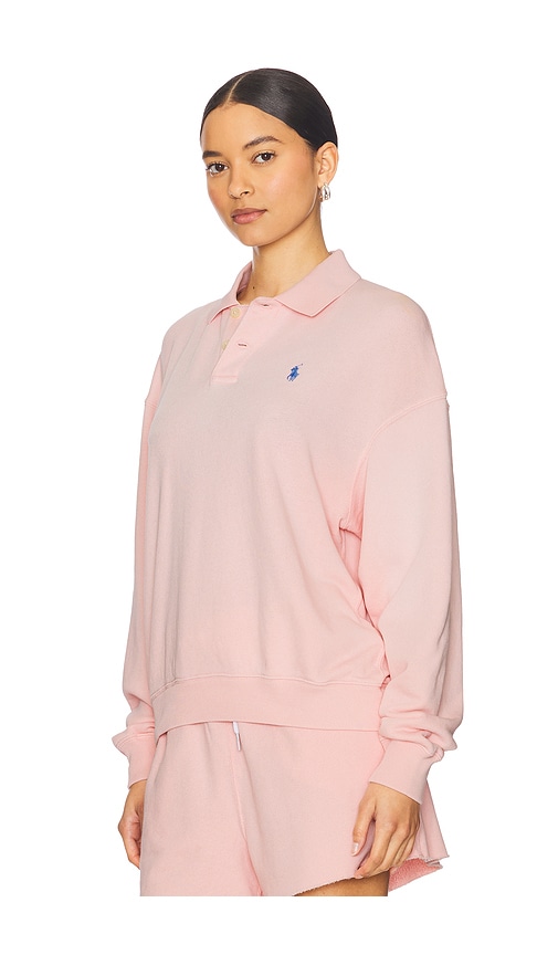 Polo Ralph Lauren Long Sleeve Ribbed Cuff Polo Top