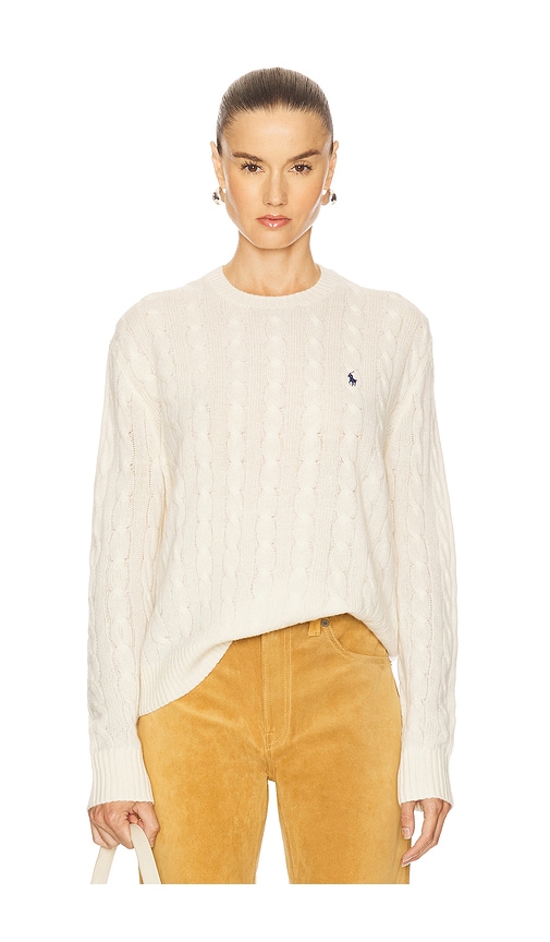 Polo Ralph Lauren Cable Wool Cashmere Crewneck Sweater
