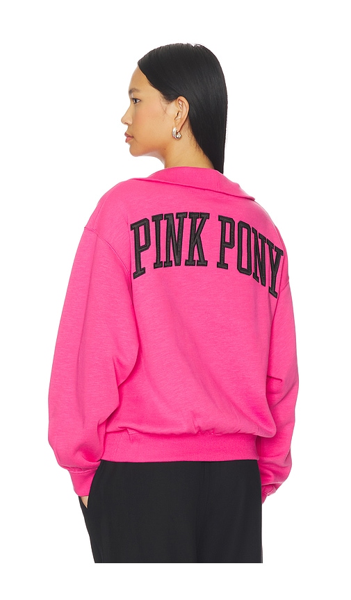 Polo Ralph Lauren Pink Pony Vintage Half Zip Sweatshirt