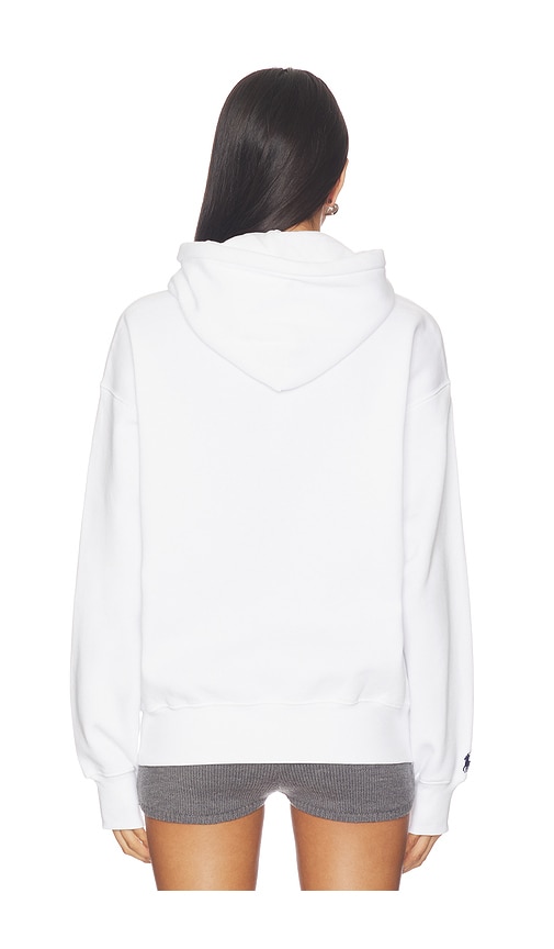  Polo Ralph Lauren Hoodie De Forro Polar De Temporada En Color Blanco Talla L  (también En M, Xl, Xxl). 