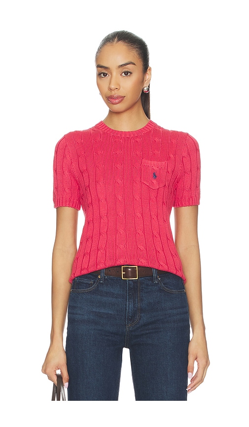 Polo Ralph Lauren Short Sleeve Pullover Sweater in Nantucket Red