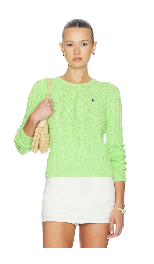 Polo Ralph Lauren Julianna Long Sleeve Pullover in Bright Leaf