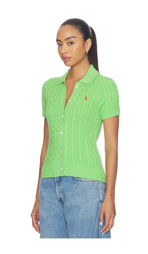 Polo Ralph Lauren Cotton Short Sleeve Cardigan | Thumbnail 2 Polo Ralph Lauren Cotton Short Sleeve Cardigan | Thumbnail 2