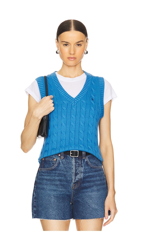 Polo Ralph Lauren Sweater Vest in Blue Orbit