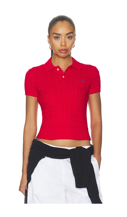 Polo Ralph Lauren Short Sleeve Collared Pullover Sweater