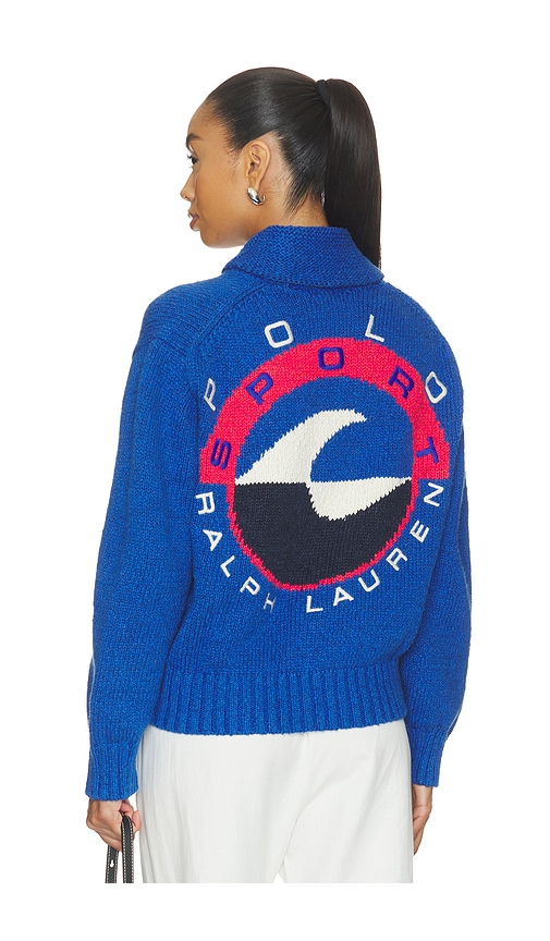 Cotton Blend Long Sleeve Cardigan