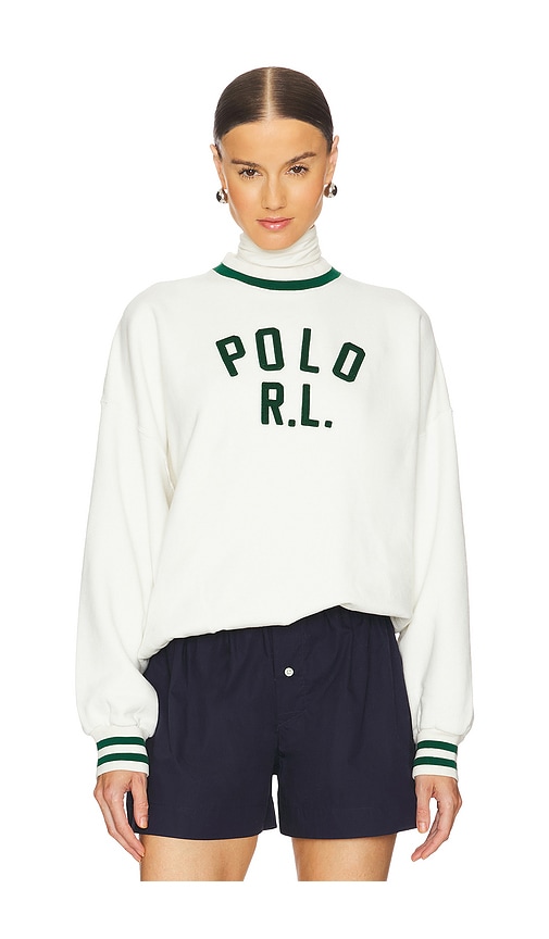 Vintage Fleece Polo Sweatshirt