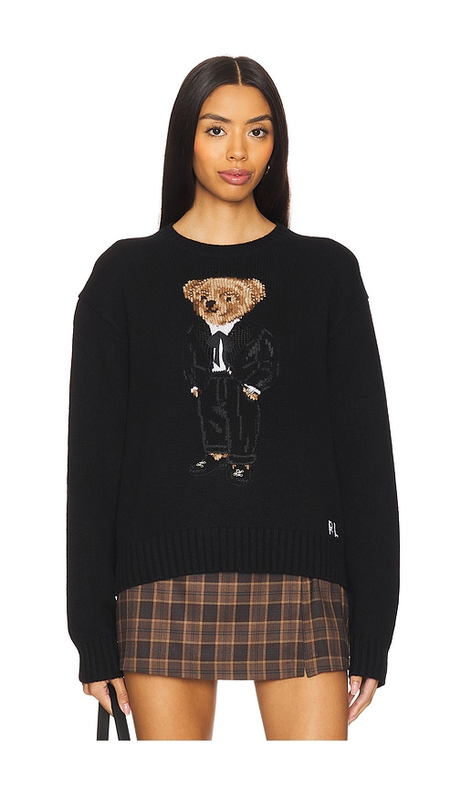 Polo Ralph Lauren Polo Bear Wool-cashmere Sweater in Polo Black Multi
