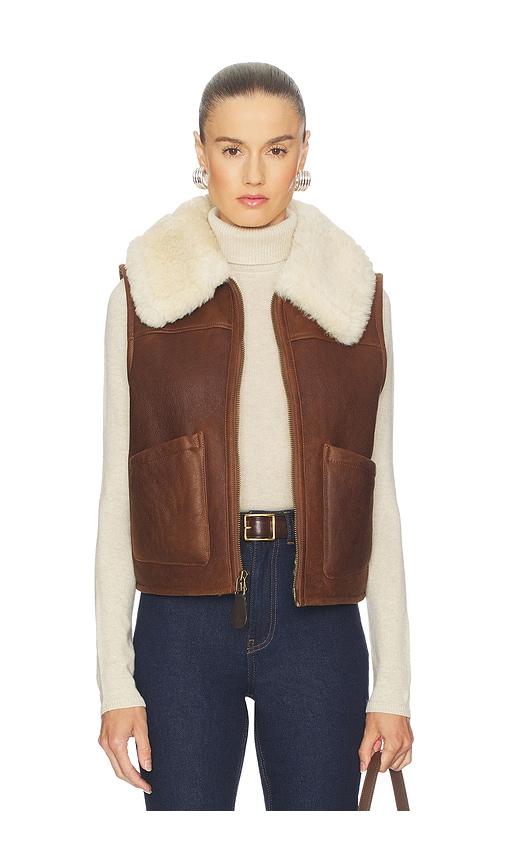 Polo Ralph Lauren Shearling Full-zip Vest