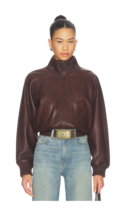 Polo Ralph Lauren Leather Jacket in Brown | REVOLVE