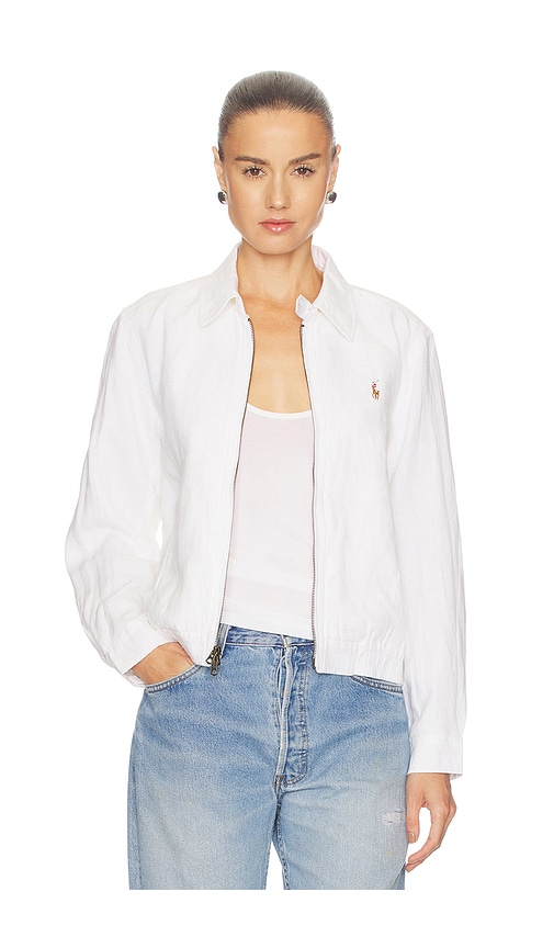 Polo Ralph Lauren リネンウィンドブレーカー - White | REVOLVE