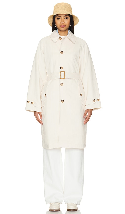 Shop Polo Ralph Lauren Balmacaan Coat In 素色