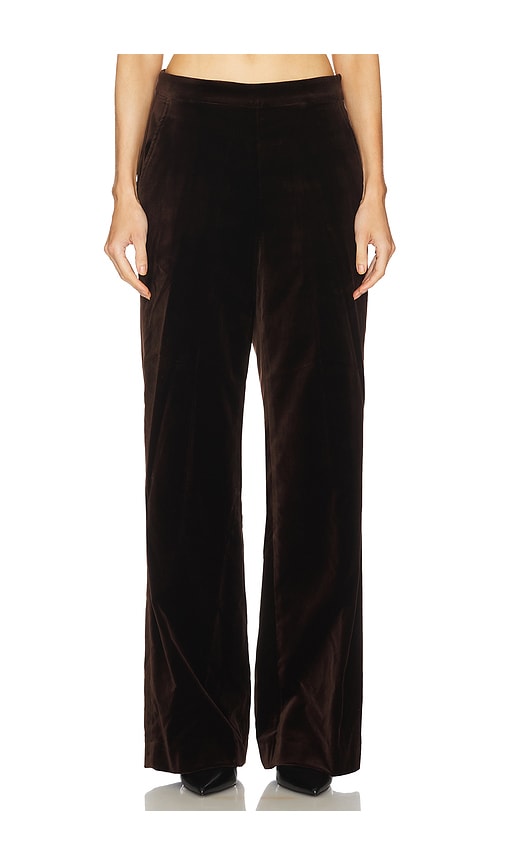 Shop Polo Ralph Lauren Full Length Flat Iron Pants In Chocolate