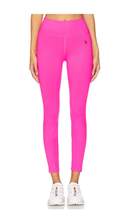 Shop Polo Ralph Lauren 7/8 Legging In Blaze Fuchsia