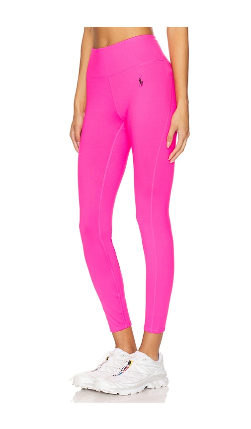 Shop Polo Ralph Lauren 7/8 Legging In Blaze Fuchsia