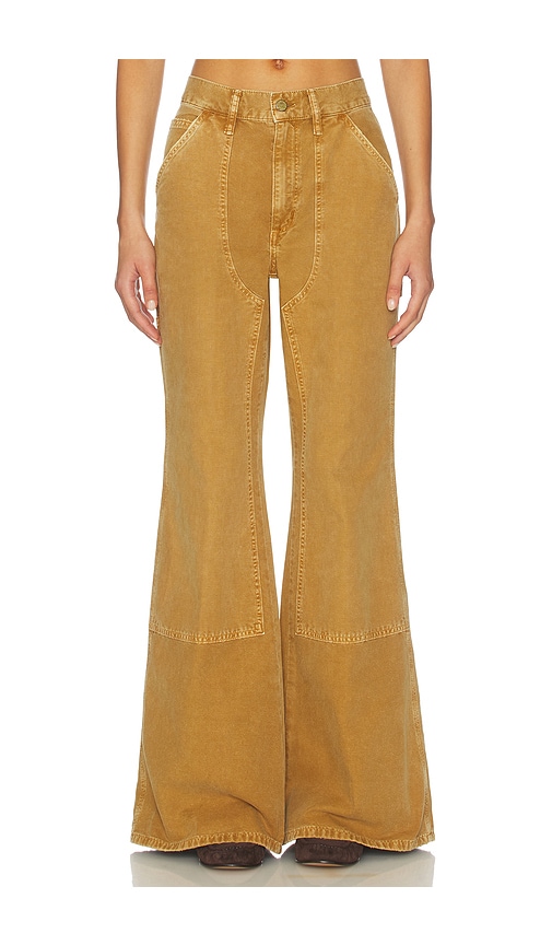 Polo Ralph Lauren Carpenter Flare Pant In Brown