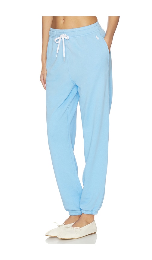  Polo Ralph Lauren Pantalón Jogger De Forro Polar Island. En Color Azul Talla L  (también En M, S, Xl). 