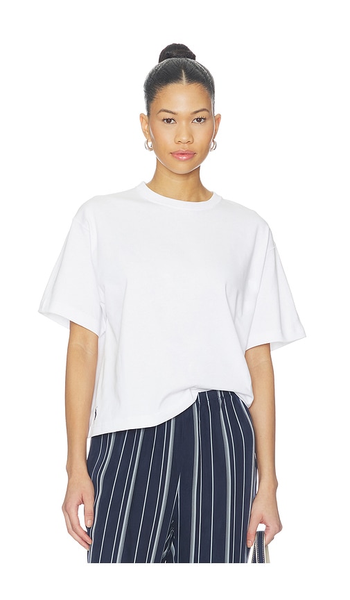 Polo Ralph Lauren Cropped Short Sleeve T-shirt in White. - size L (also in M, S, XL, XS, XXS)