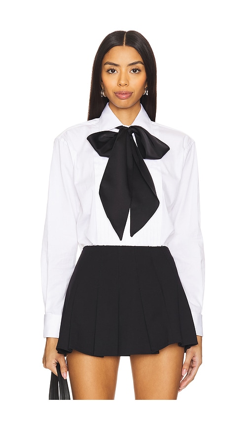 Polo Ralph Lauren Cotton Tuxedo Shirt in White