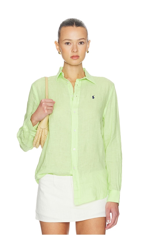 slim fit dress slacks Hisdern Men's Mint Green Dress Shirt with Contrast Collar for Casual L main image 0