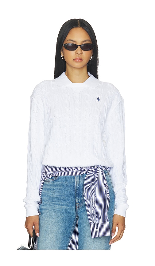 Polo Ralph Lauren POLO MANCHES LONGUES EN COTON en White Taille S Also en XXS XS M L XL 254 €