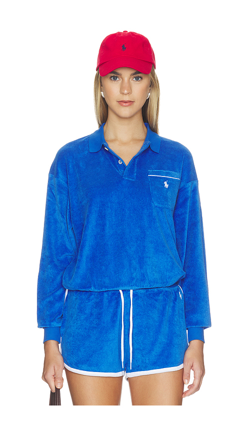 Polo Ralph Lauren Cotton Terry Long Sleeve Polo